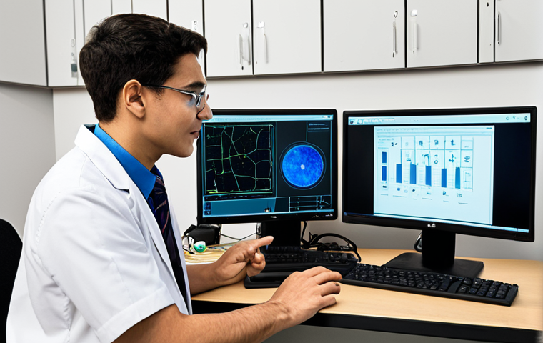 **

A university professor mentoring a student in a physics lab, surrounded by equipment. The student is looking at a simulation on a computer screen. Both are fully clothed in appropriate attire. "Safe for work", "appropriate content", "professional", perfect anatomy, correct proportions, natural pose, well-formed hands, proper finger count, natural body proportions, modest clothing, high quality, educational setting.

**